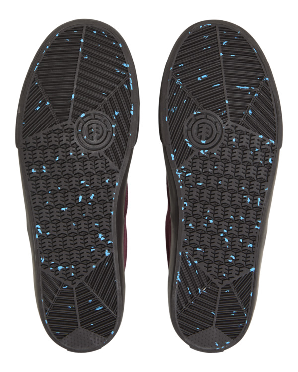 8 Topaz C3 - Sapatilhas de pele para homem Vermelho ELYS300001 Element