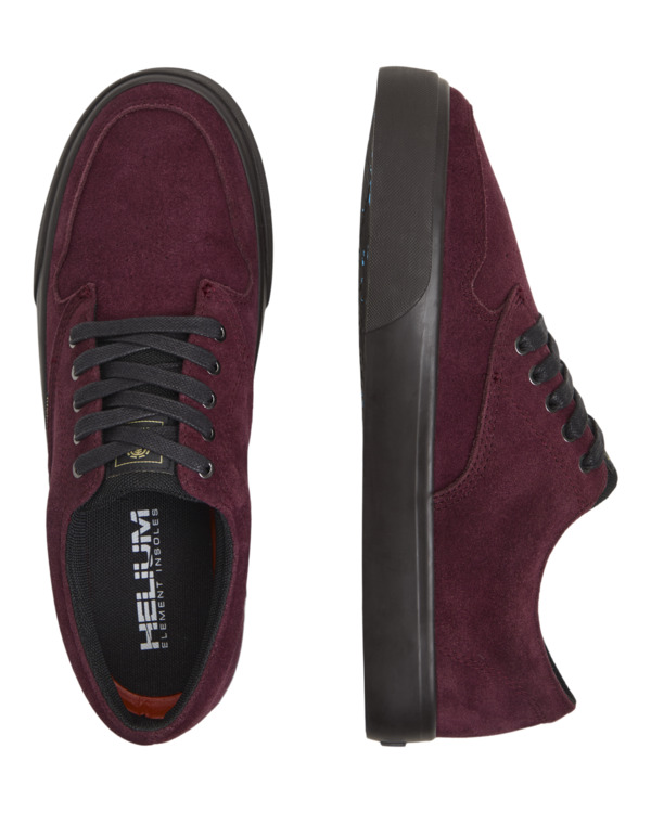 6 Topaz C3 - Sapatilhas de pele para homem Vermelho ELYS300001 Element