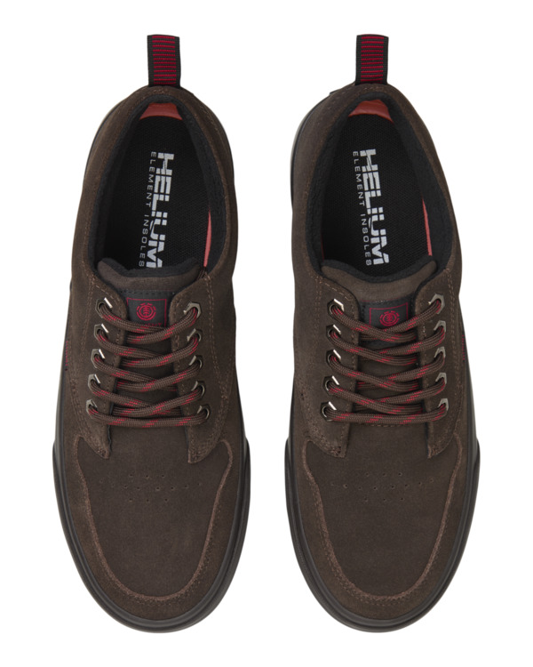 3 Topaz C3 W - Wasserabweisende Lederschuhe für Männer Braun ELYS300021 Element