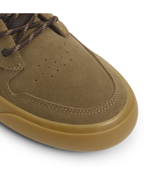 7 Preston 2 - Water-Resistant Leather Shoes for Men Brown ELYS300031 Element