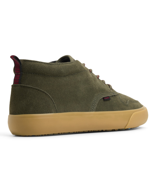 2 Preston 2 - Water-Resistant Leather Shoes for Men Green ELYS300031 Element