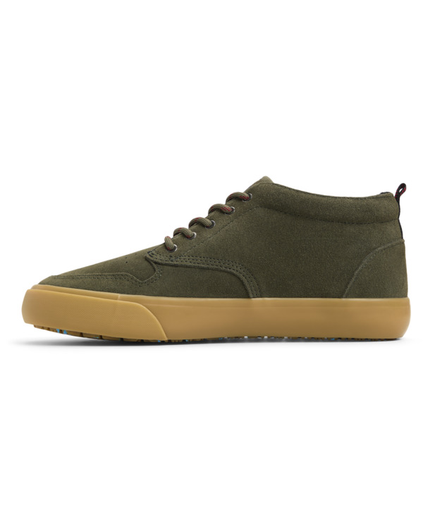 4 Preston 2 - Water-Resistant Leather Shoes for Men Green ELYS300031 Element