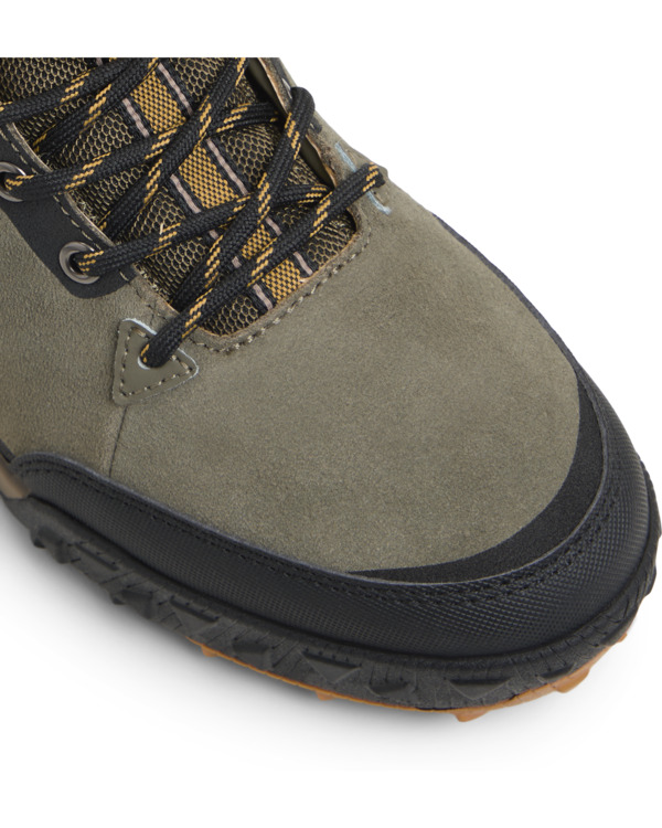7 Donnelly Elite - Wasserabweisende Lederschuhe für Männer Grün ELYS300035 Element