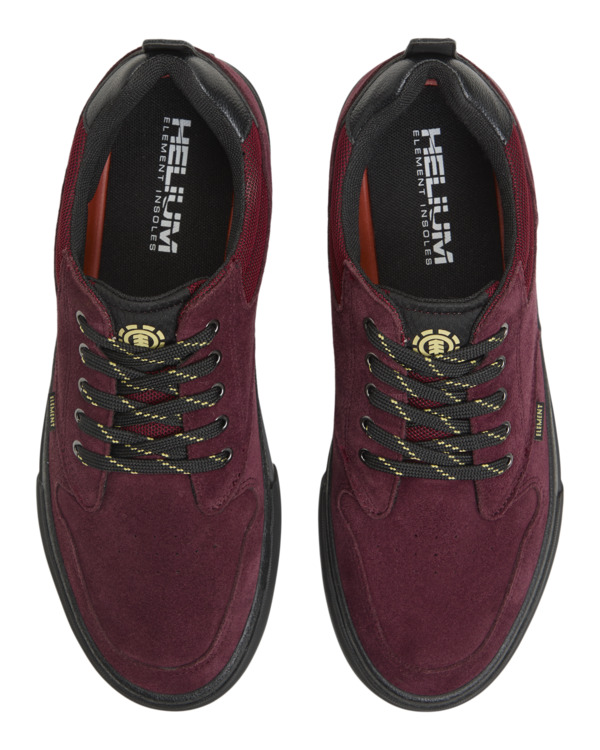 3 Topaz C3 2.0 - Sapatilhas de pele para homem Vermelho ELYS300038 Element