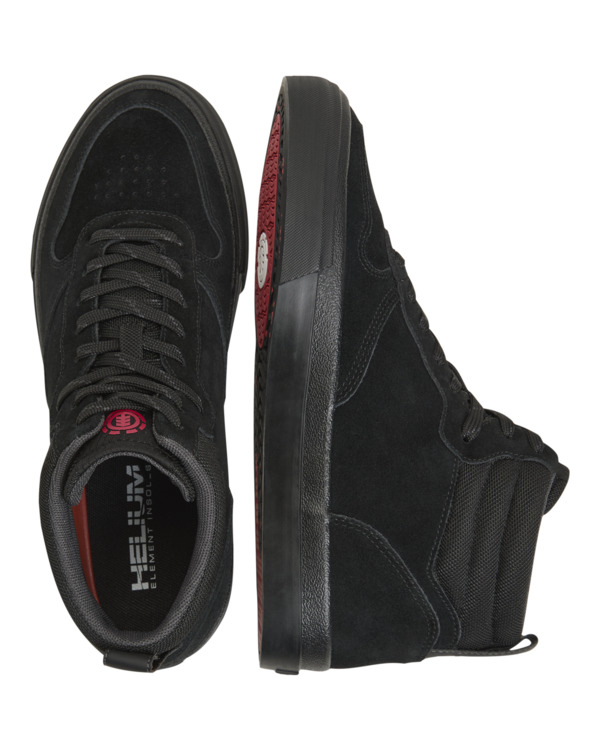 6 Topaz C3 2.0 Mid - Mid-Top-Lederschuhe für Männer Schwarz ELYS300041 Element
