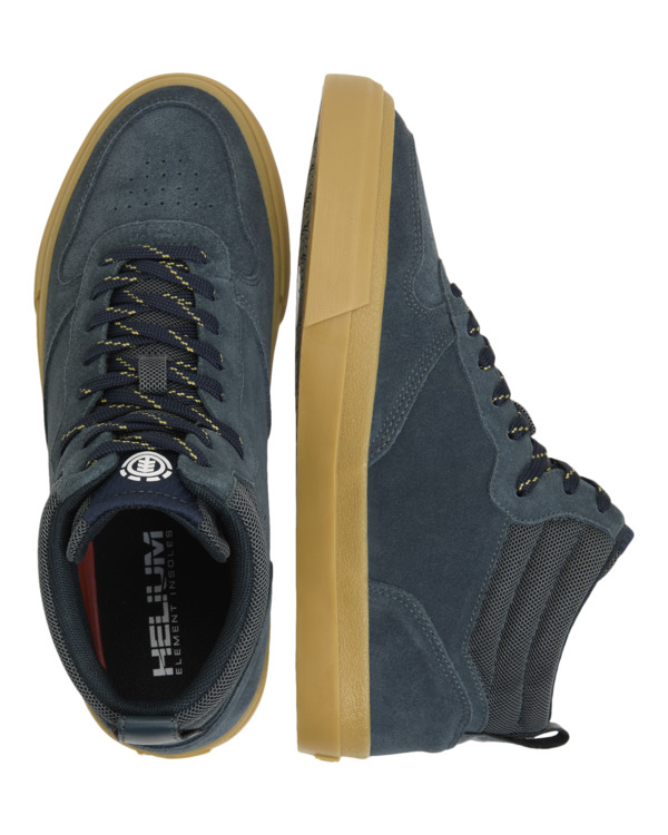 6 Topaz C3 2.0 Mid - Mid-Top-Lederschuhe für Männer Blau ELYS300041 Element