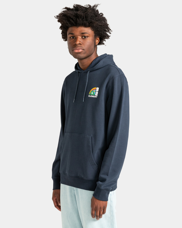 3 Farm - Sudadera con Capucha para Hombre Azul ELYSF00126 Element