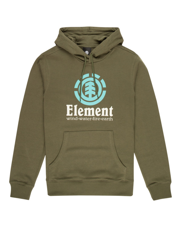 0 Vertical - Felpa con cappuccio da Uomo Green ELYSF00183 Element