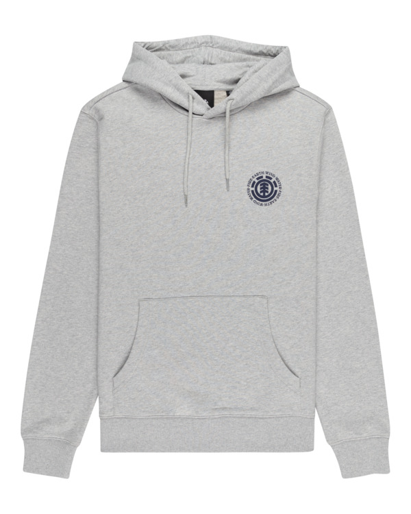 0 Seal - Pullover con cappuccio da Uomo Gray ELYSF00226 Element