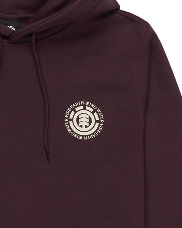 2 Seal - Sweat à capuche pour Homme Violet ELYSF00231 Element