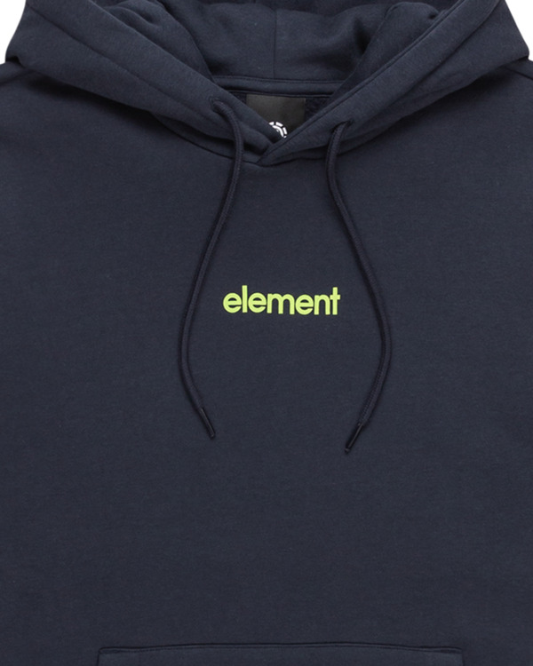 2 Simple Logo - Pullover Hoodie for Men Blue ELYSF00234 Element