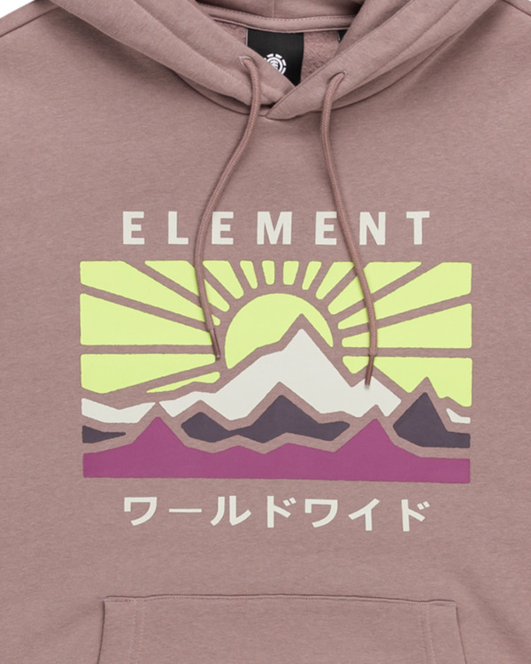 2 Kyoto - Pullover Hoodie for Men Purple ELYSF00259 Element