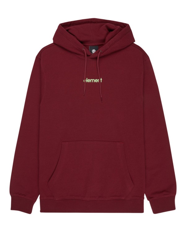 0 Simple Logo - Kapuzenpulli für Männer Rot ELYSF00267 Element