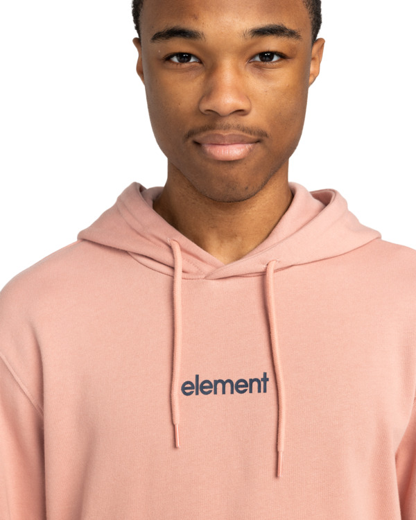 4 Simple Logo - Pullover Hoodie for Men Pink ELYSF00267 Element