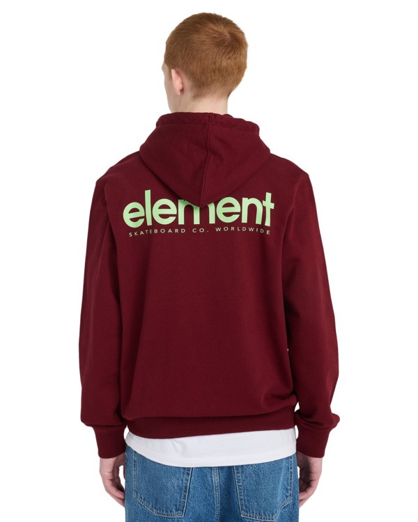 6 Simple Logo - Kapuzenpulli für Männer Rot ELYSF00267 Element
