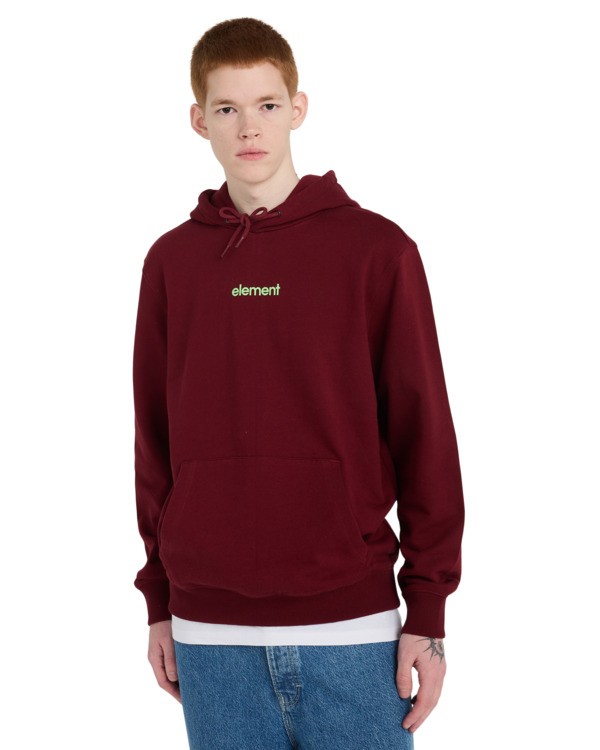 2 Simple Logo - Kapuzenpulli für Männer Rot ELYSF00267 Element