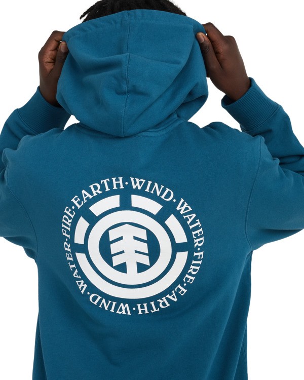 7 Seal BP - Pullover Hoodie for Men Blue ELYSF00268 Element