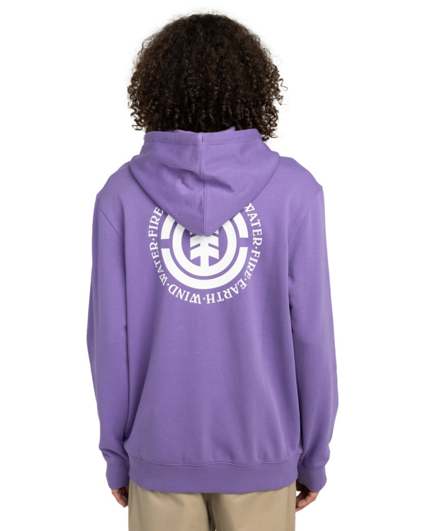 7 Seal BP - Pullover Hoodie for Men Purple ELYSF00268 Element