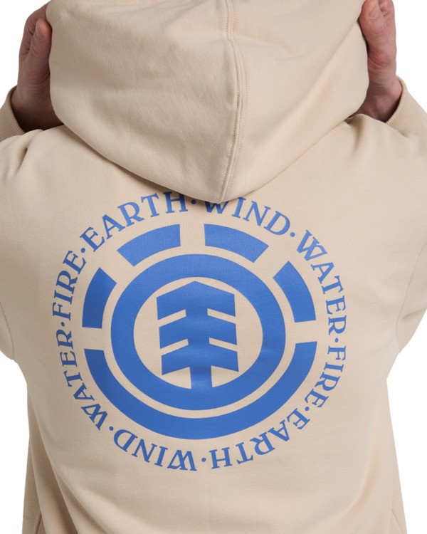 7 Seal BP - Pullover Hoodie for Men Beige ELYSF00268 Element