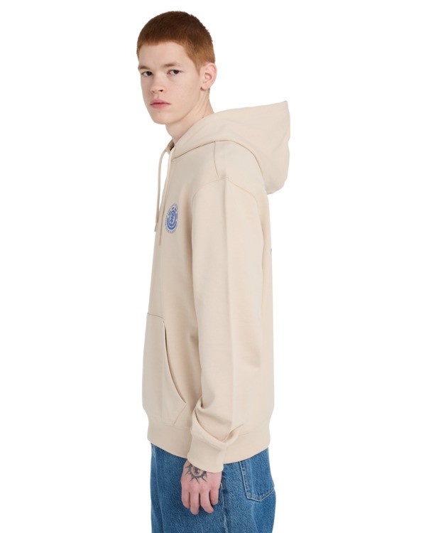 3 Seal BP - Pullover Hoodie for Men Beige ELYSF00268 Element