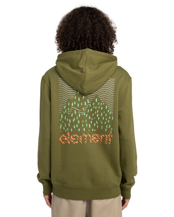 7 Joint Texture - Sudadera con capucha para Hombre Verde ELYSF00269 Element