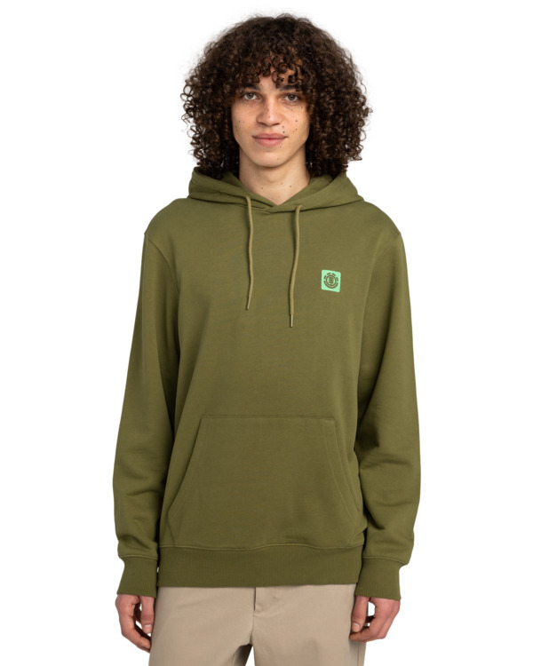 2 Joint Texture - Sudadera con capucha para Hombre Verde ELYSF00269 Element