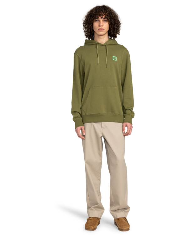 6 Joint Texture - Sudadera con capucha para Hombre Verde ELYSF00269 Element