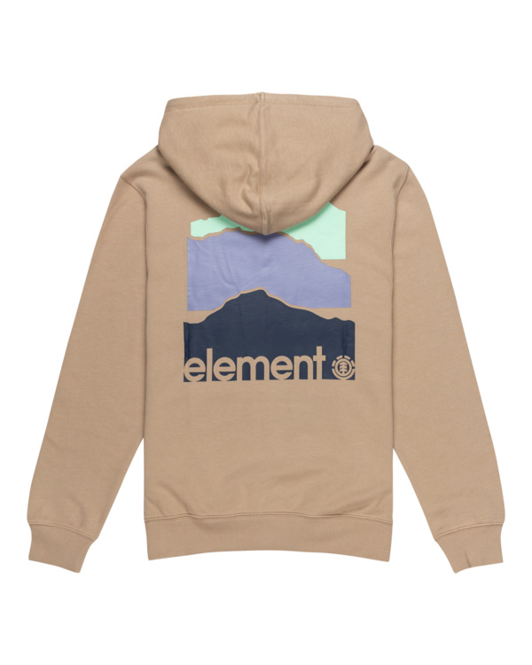 1 3 Horizons - Pullover Hoodie for Men Beige ELYSF00272 Element