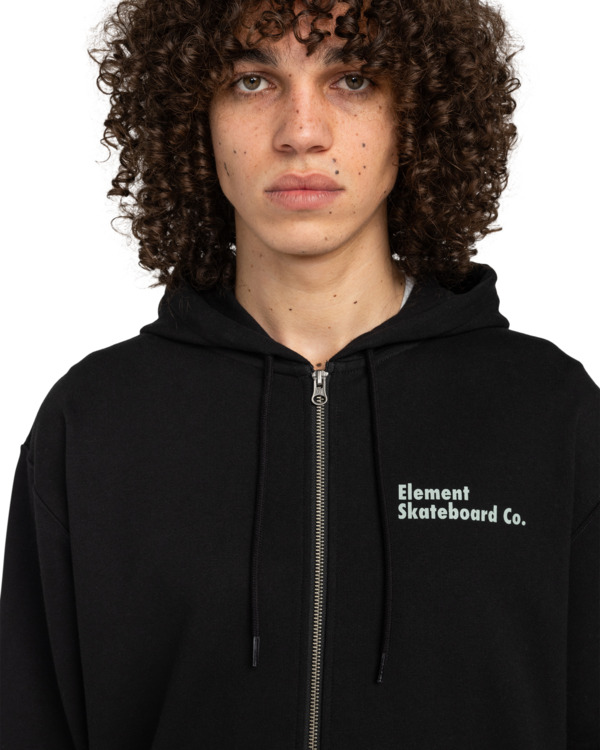 4 Supplier - Hoodie mit durchgehendem Reißverschluss für Männer Blau ELYSF00275 Element