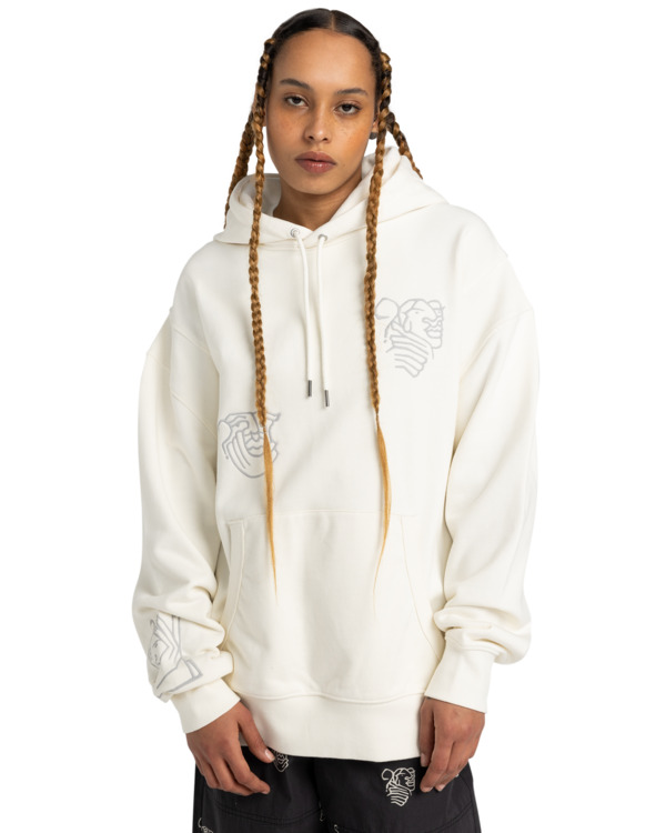 2 VMXE - Sweat à capuche unisexe Blanc ELYSF00285 Element