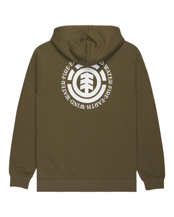 1 Seal Bp Po - Sweatshirt com capuz para Homem Verde ELYSF00295 Element
