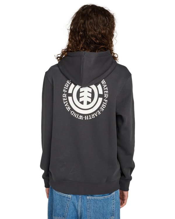 7 Seal Bp Po - Sweatshirt com capuz para Homem Preto ELYSF00295 Element