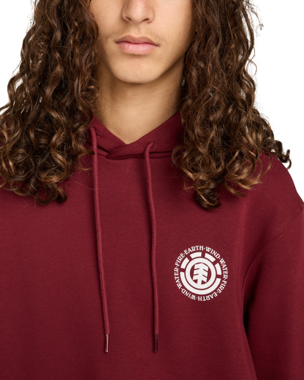 4 Seal Bp Po - Sweatshirt com capuz para Homem Vermelho ELYSF00295 Element