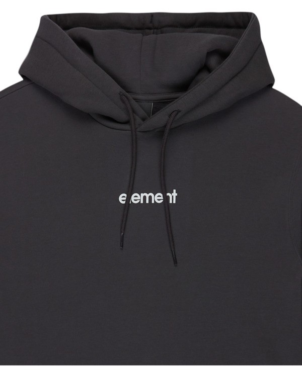 2 Lowcase Bp Po - Sweatshirt com capuz para homem Preto ELYSF00296 Element
