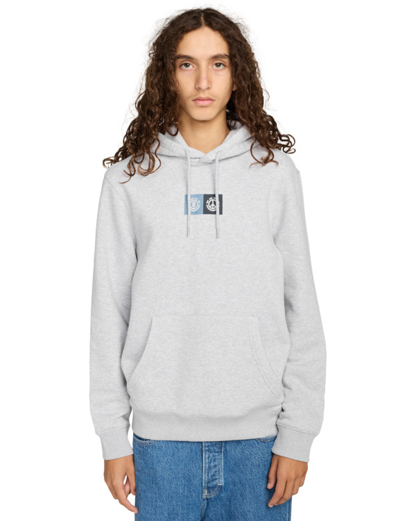 2 Dual Po - Kapuzenpulli für Männer Grau ELYSF00298 Element