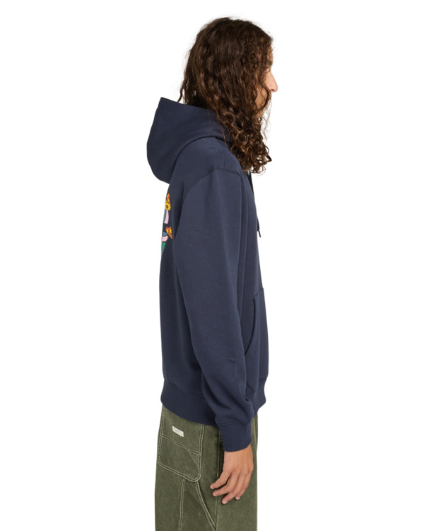 3 Midnight Po - Sudadera con capucha para hombre Azul ELYSF00303 Element