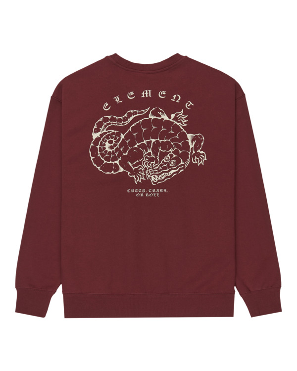 1 Aligator Cr - Sudadera para hombre Rojo ELYSF00304 Element