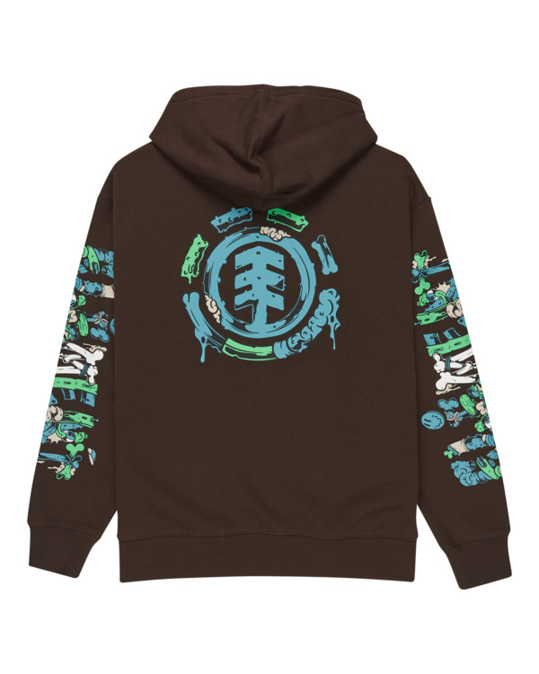 1 Rolling Dead Po - Kapuzenpulli für Männer Braun ELYSF00306 Element