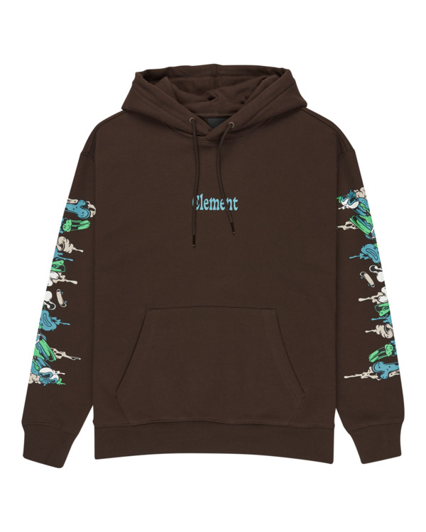 0 Rolling Dead Po - Kapuzenpulli für Männer Braun ELYSF00306 Element