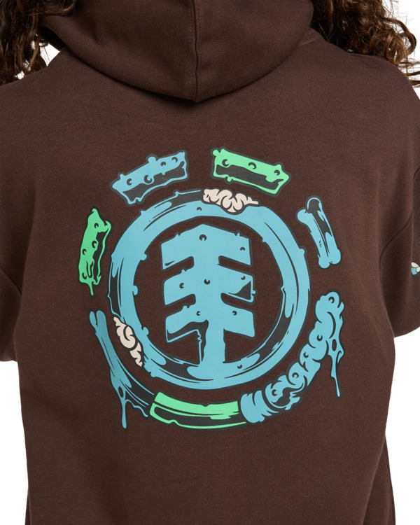5 Rolling Dead Po - Kapuzenpulli für Männer Braun ELYSF00306 Element