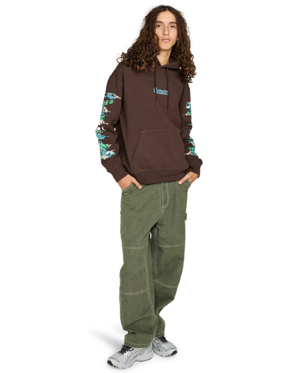6 Rolling Dead Po - Kapuzenpulli für Männer Braun ELYSF00306 Element