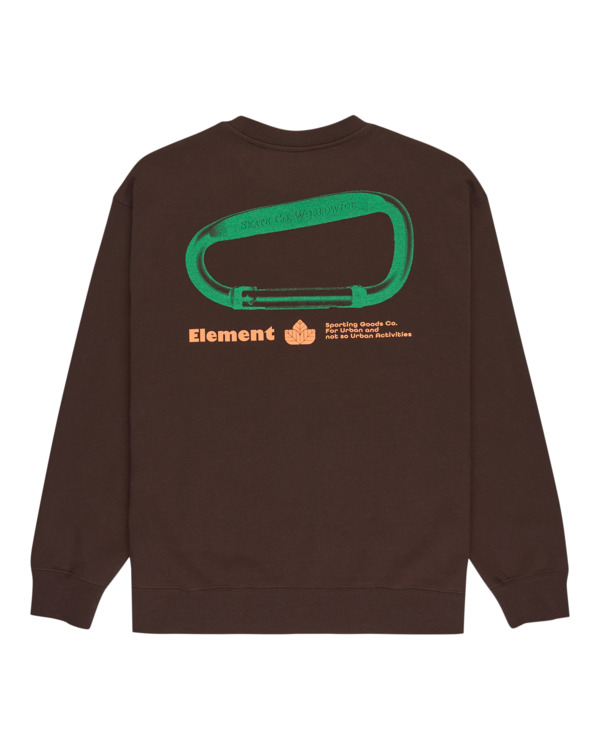 1 Sporting Cr - Sudadera para hombre Marron ELYSF00308 Element