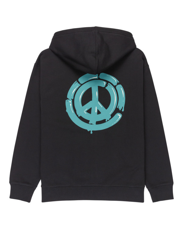 1 Paint Brush - Sudadera con capucha para hombre Azul ELYSF00310 Element