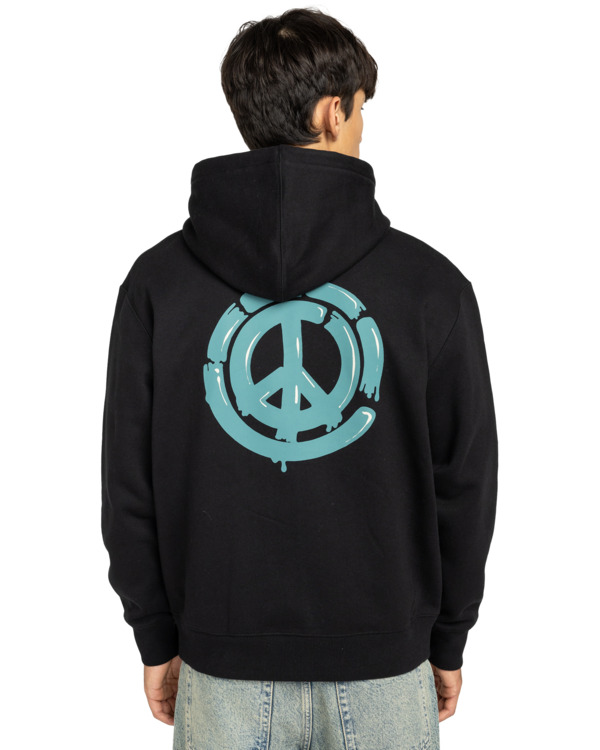 8 Paint Brush - Sudadera con capucha para hombre Azul ELYSF00310 Element