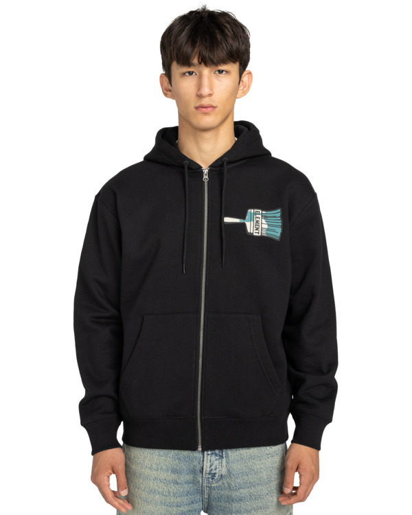 2 Paint Brush - Sudadera con capucha para hombre Azul ELYSF00310 Element