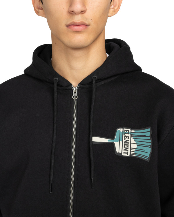 4 Paint Brush - Sudadera con capucha para hombre Azul ELYSF00310 Element