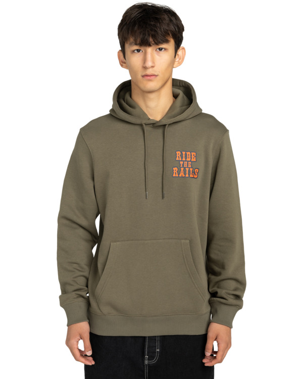 2 Timber Guard Dogs Po - Sweatshirt com capuz para Homem Verde ELYSF00315 Element