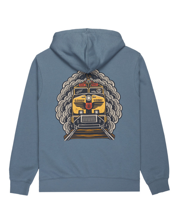 1 Timber Freight Train Po - Hoodie for Men Blue ELYSF00317 Element