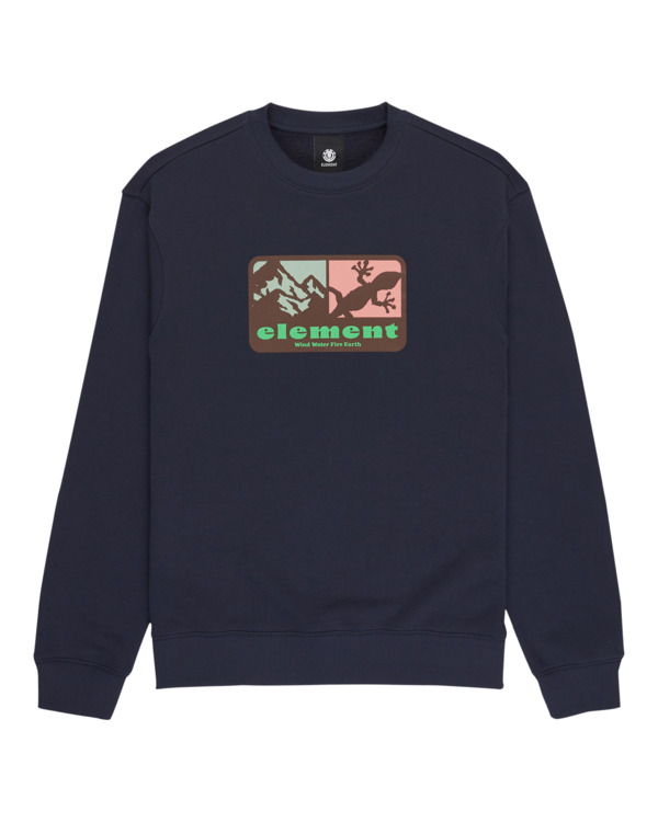 0 Memory Cr - Felpa da Uomo Blue ELYSF00318 Element