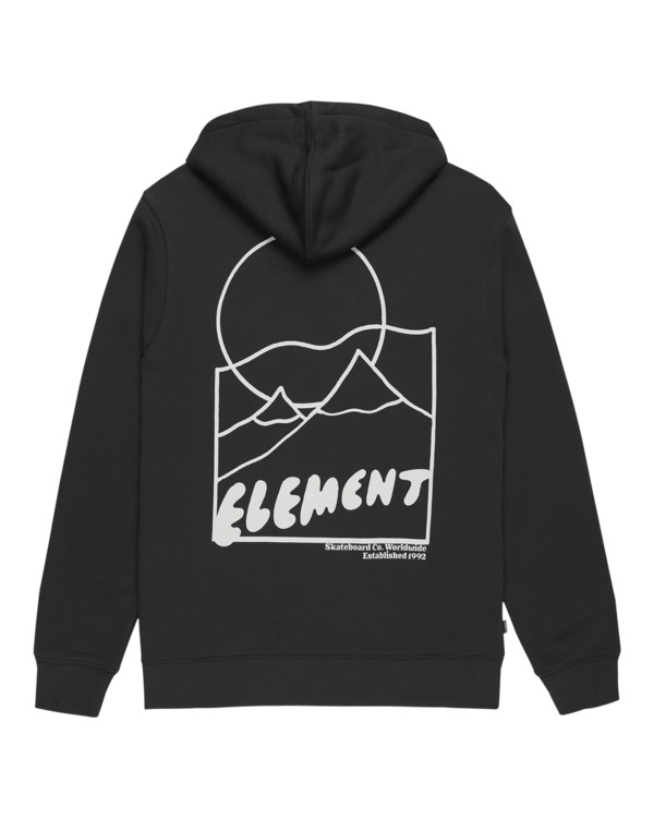 1 Sunrise Po - Kapuzenpulli für Männer Schwarz ELYSF00320 Element